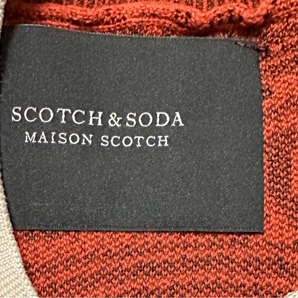 Scotch and Soda Anthropologie Rust Flame Sweater XS New Without Tags - Picture 9 of 16